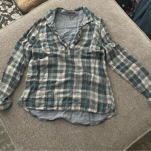 Eddie Bauer flannel pullover